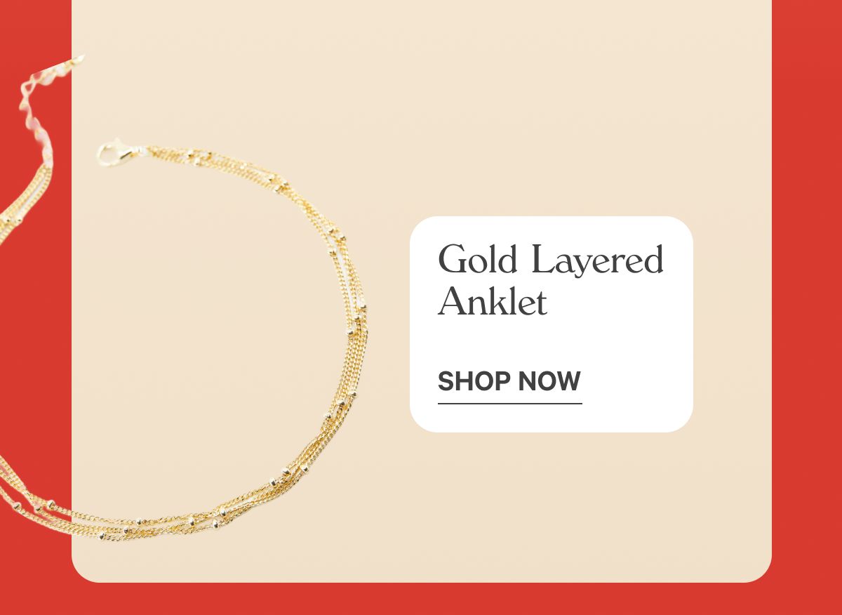 Gold Layered Anklet