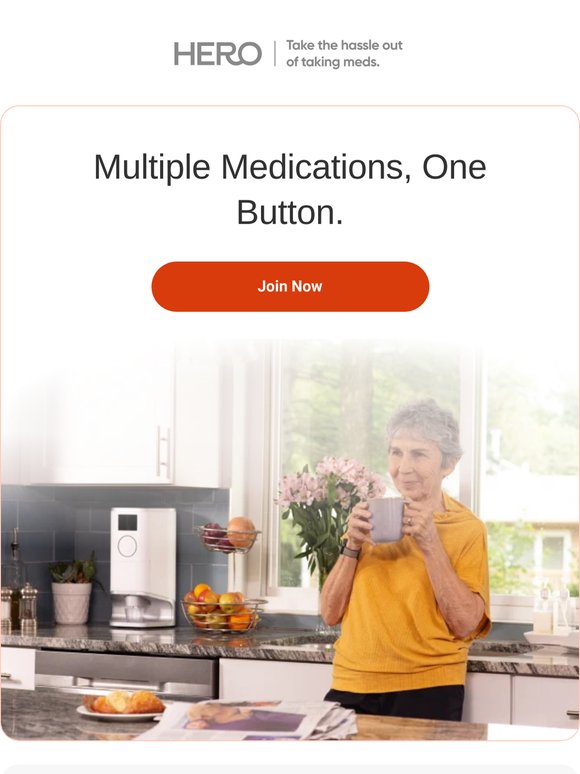 Your medication routine, simplified.