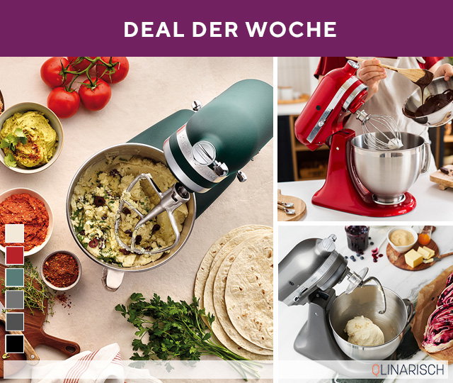 Wochendeal 887565 KITCHENAID® 5KSM185PS Artisan Premium Küchenmaschine