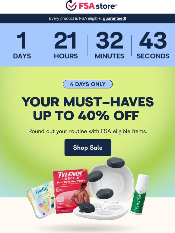 You need it, we got it—up to 40% off