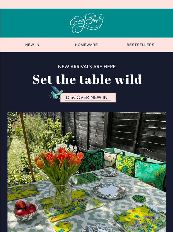 Meet our boldest table yet...