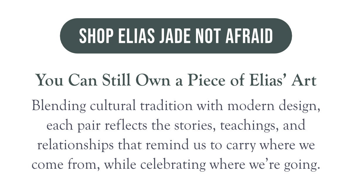 The Not Afraid Collection blends cultural tradition with modern design