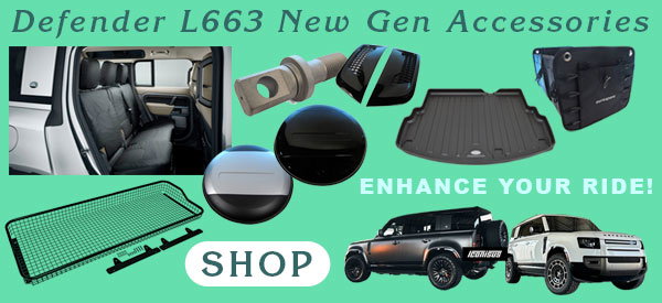 Customize and enhance your Defender L663 New Gen with quality accessories from Atlantic British!