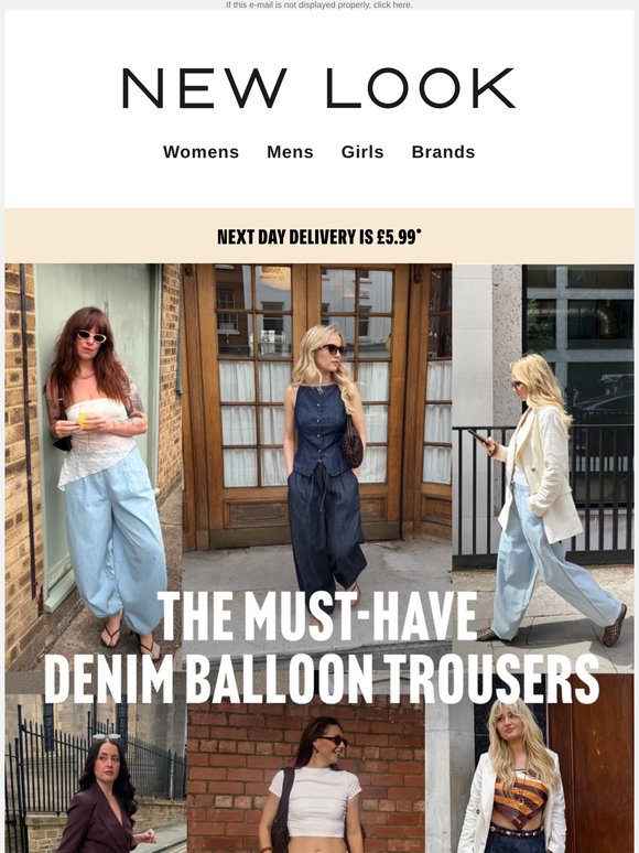 THE trousers taking over