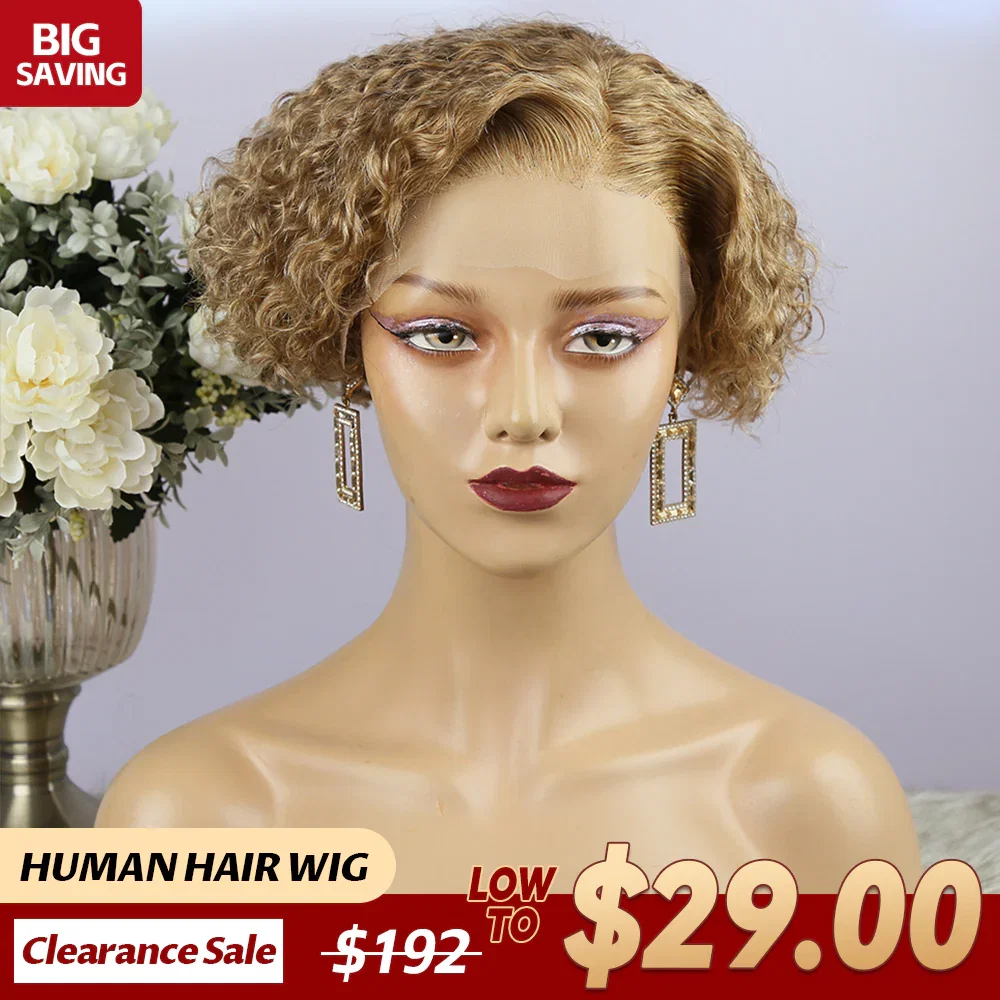 Image of Clearance Sale #27 Pixie XX02 13x4 T PART Human Hair E51036