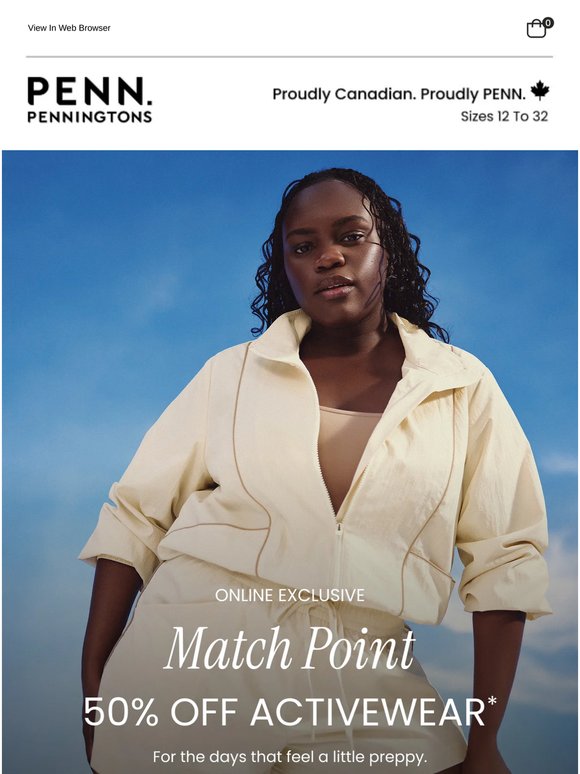 50% OFF Activewear! Prep Revival Edition 🎾