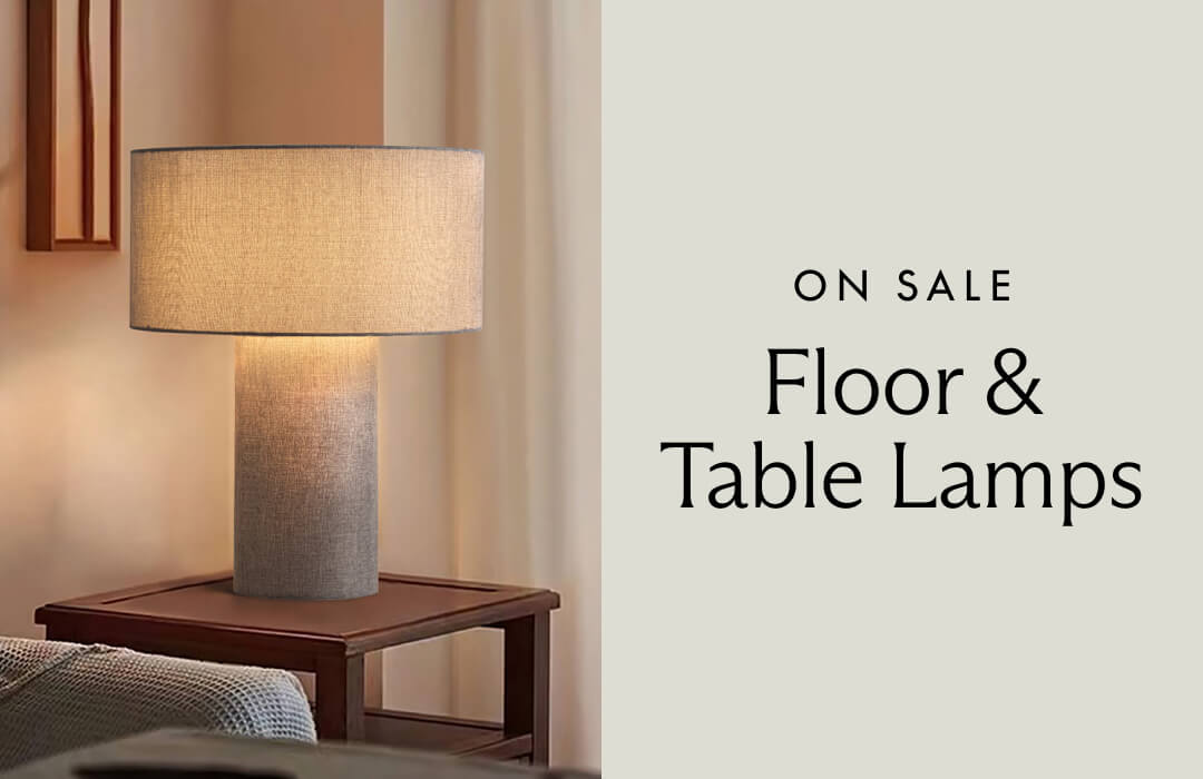ON SALE. Floor & Table Lamps