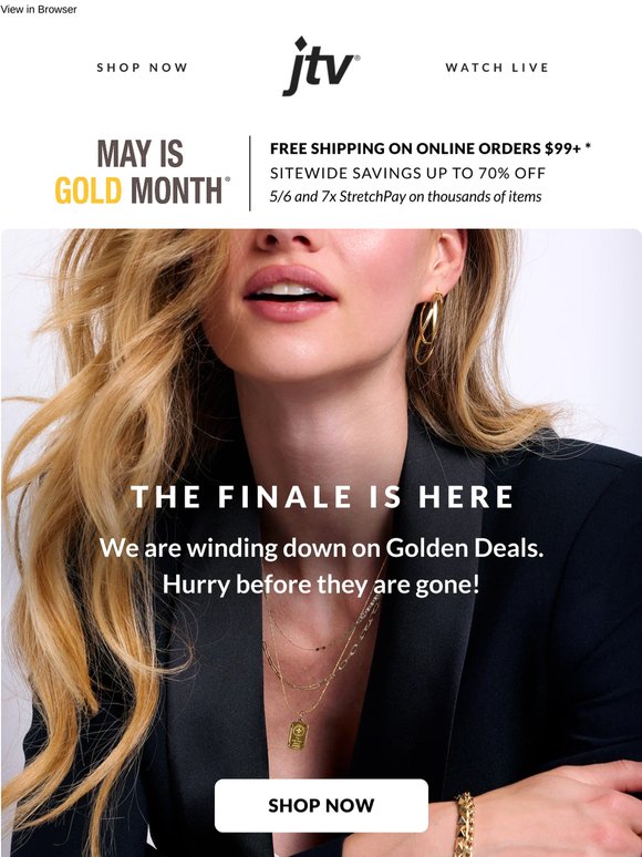 Gold Month Finale Is Here — Don't Miss Out!