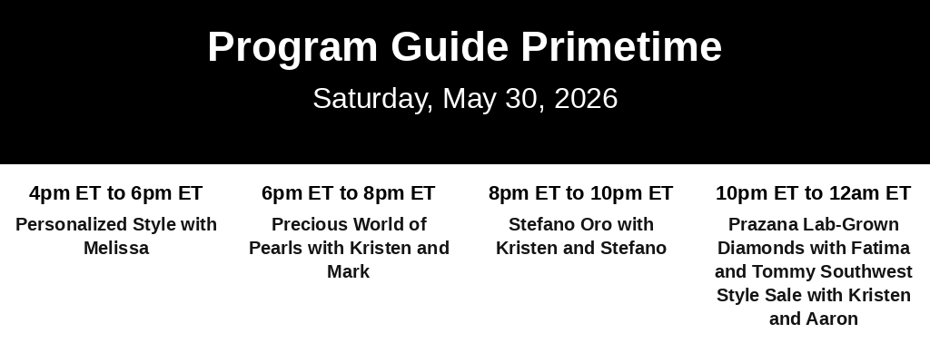 Program Guide Primetime