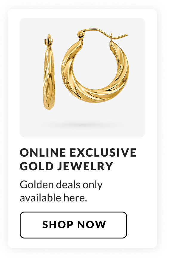 Online Exclusive Gold Jewelry