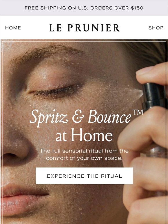 Spritz&Bounce™ at Home