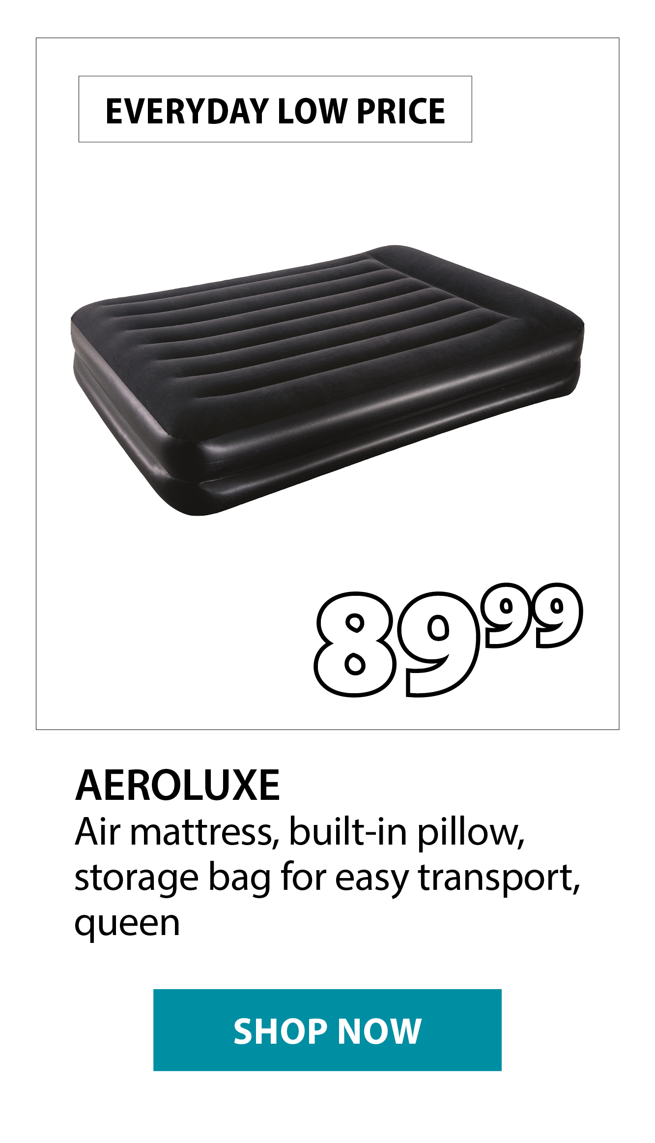 AEROLUXE Air mattress | $89.99