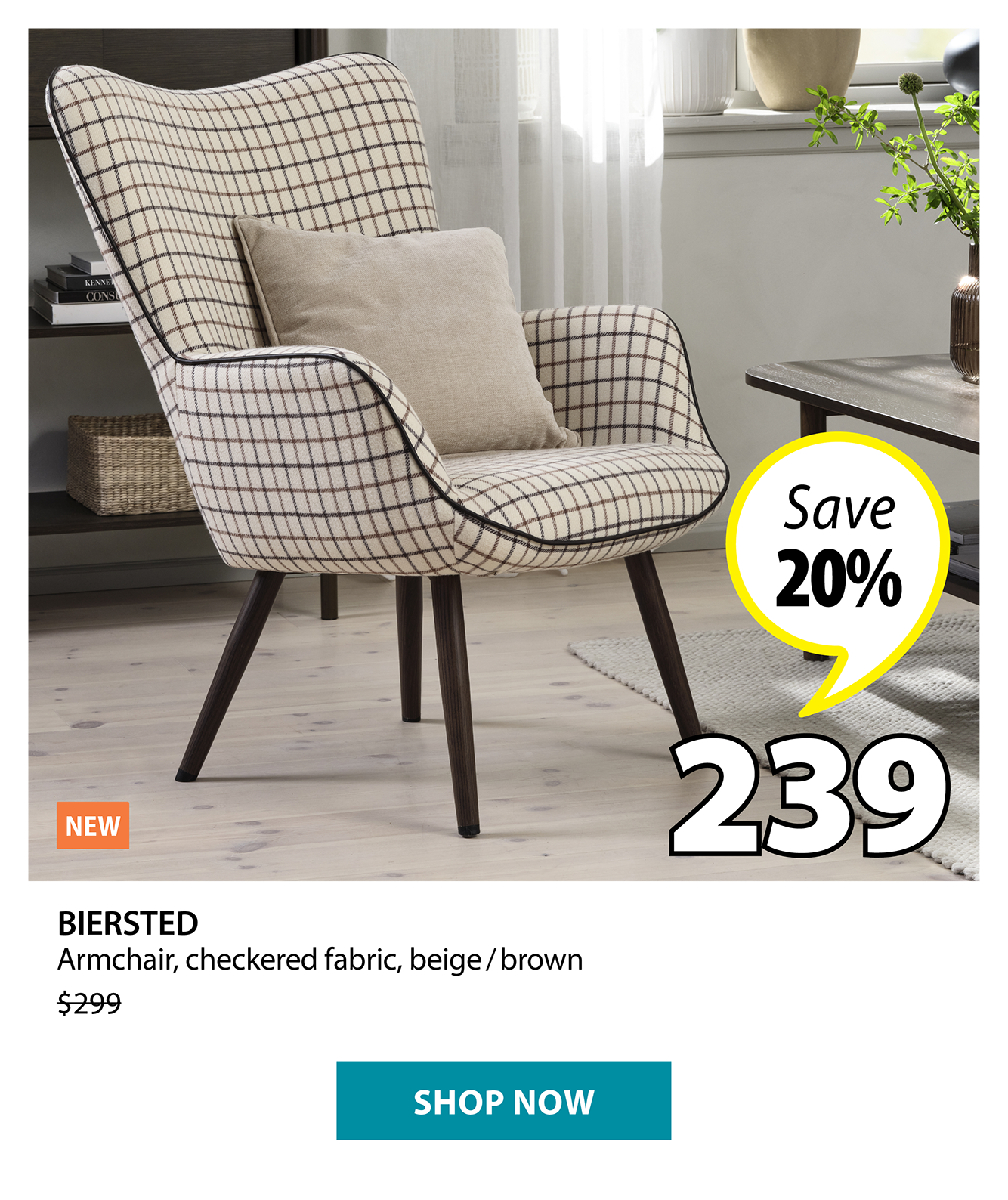 BIERSTED  Armchair | Save 20%