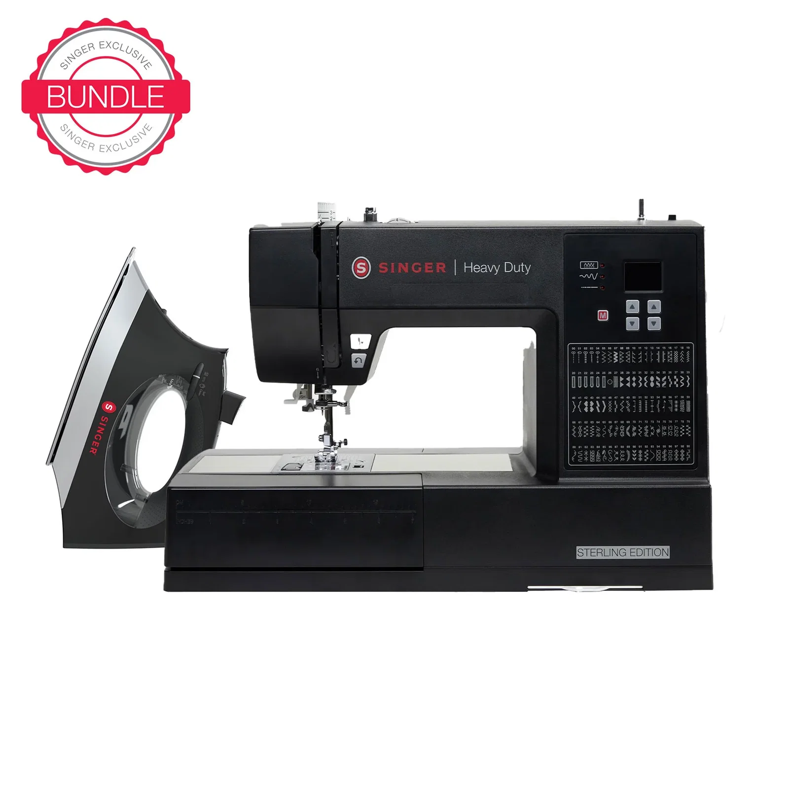 Image of Heavy Duty 6600C Sterling Sewing Machine & SteamCraft Plus 2.0 Iron Bundle