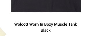 WOOLCOT WORN IN BOXY MUSCLE TANK