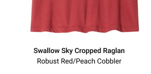 SWALLOW SKY CROPPED RAGLAN
