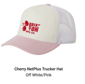 CHERRY NETPLUS TRUCKER HAT
