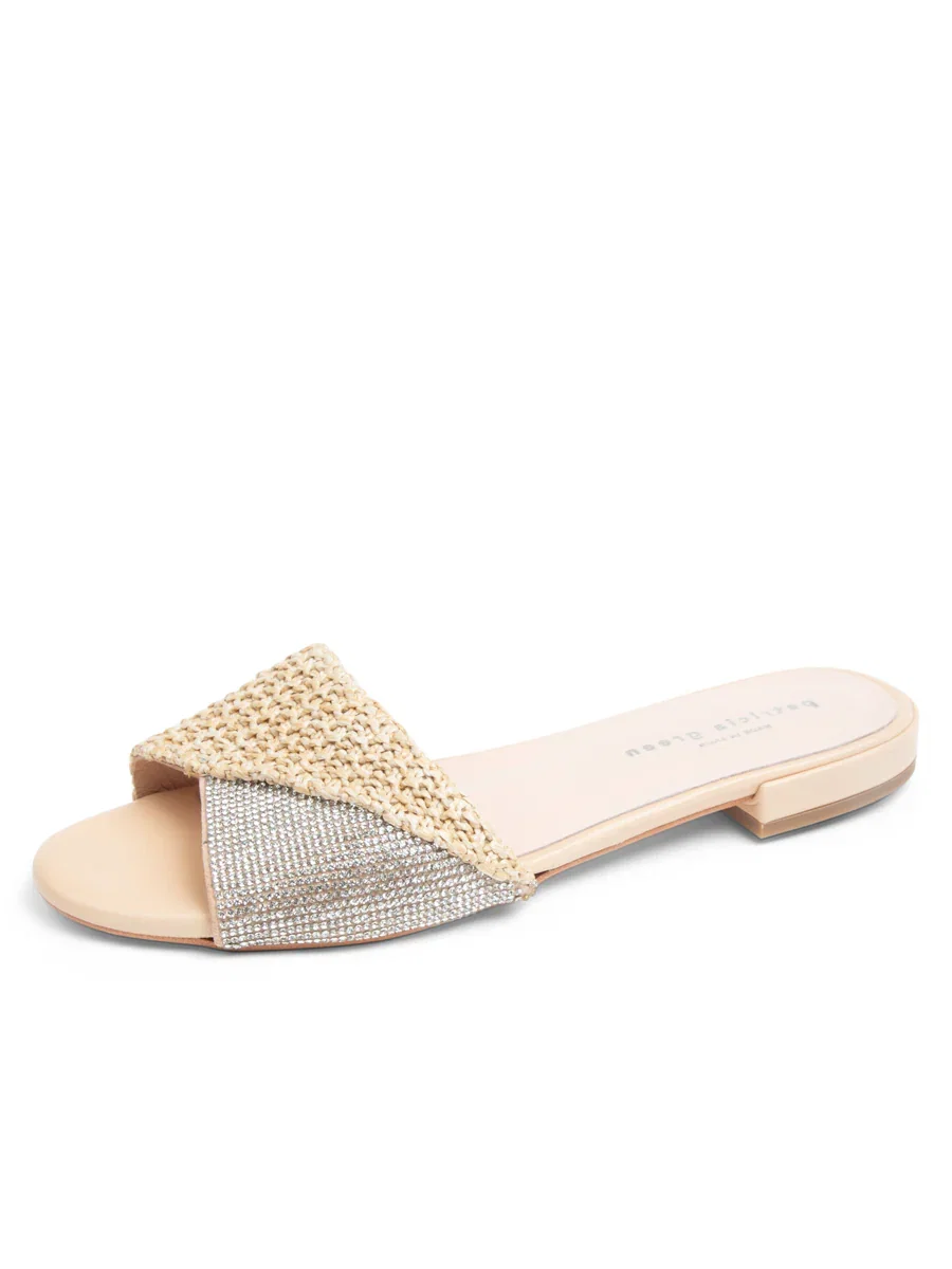 Image of Milan Foldover Crystal Sandal