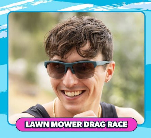 Lawn mower drag race