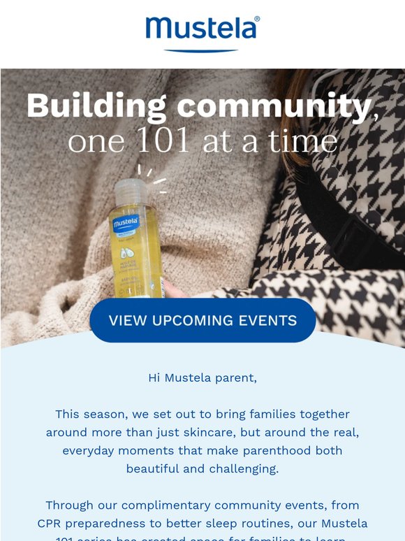 🤍 A look back at our Mustela 101 events