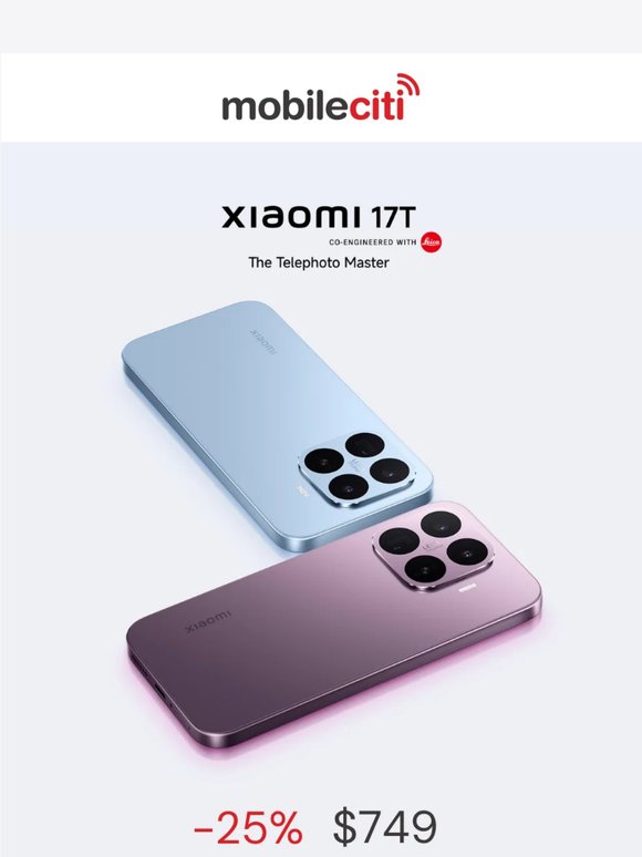 Just Dropped: NEW Xiaomi 17T Series 🔥