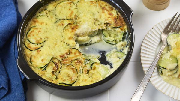 Gratin de courgettes ultra rapide au Airfryer: la recette d'Hervé Cuisine