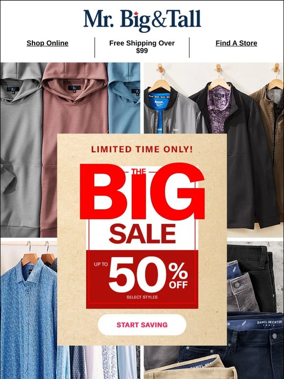 FINAL weekend: save with the BIG sale!