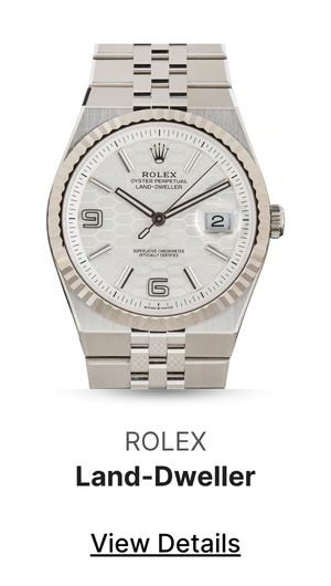 Pre-Owned Honeycomb Motif Dial Rolex Land-Dweller 40 127334