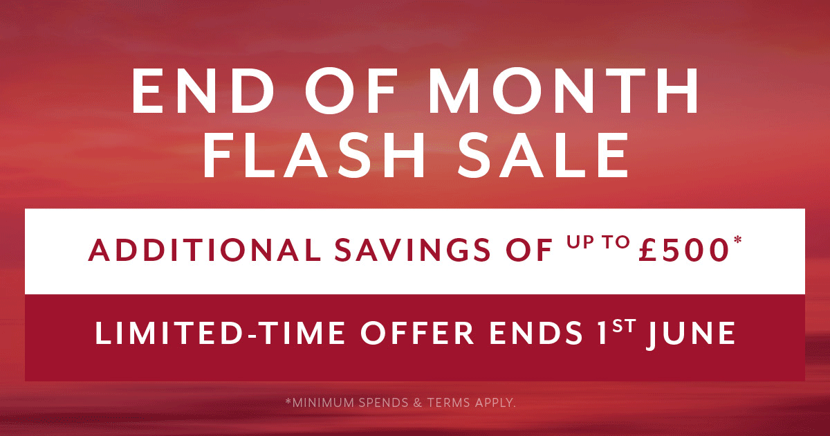 Sale Message with Caribbean Background