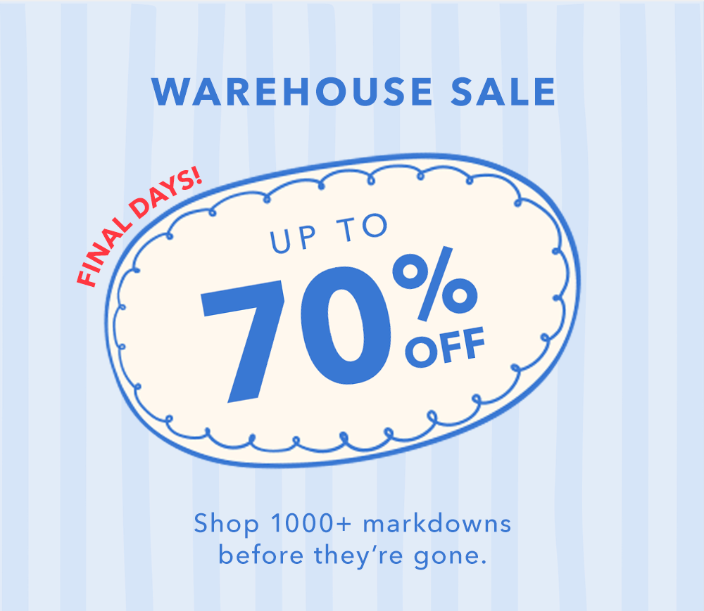 Warehouse Sale