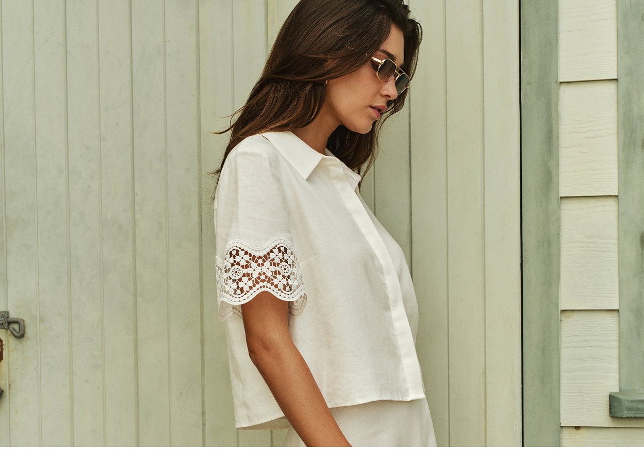 Skye Lace Trim Shirt
