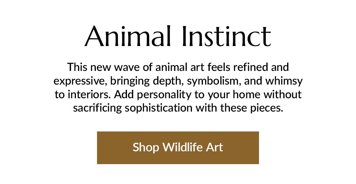 Sophisticated wildlife artwork