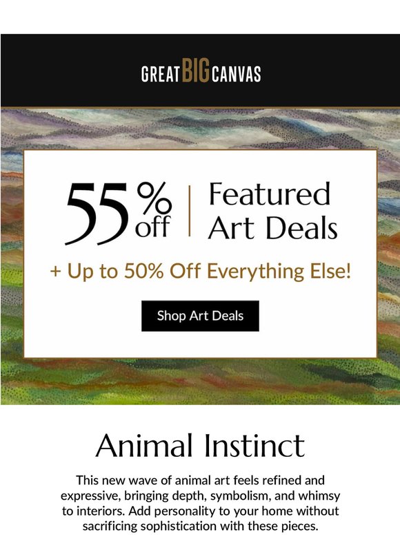 Limited time only: 55% off featured art deals