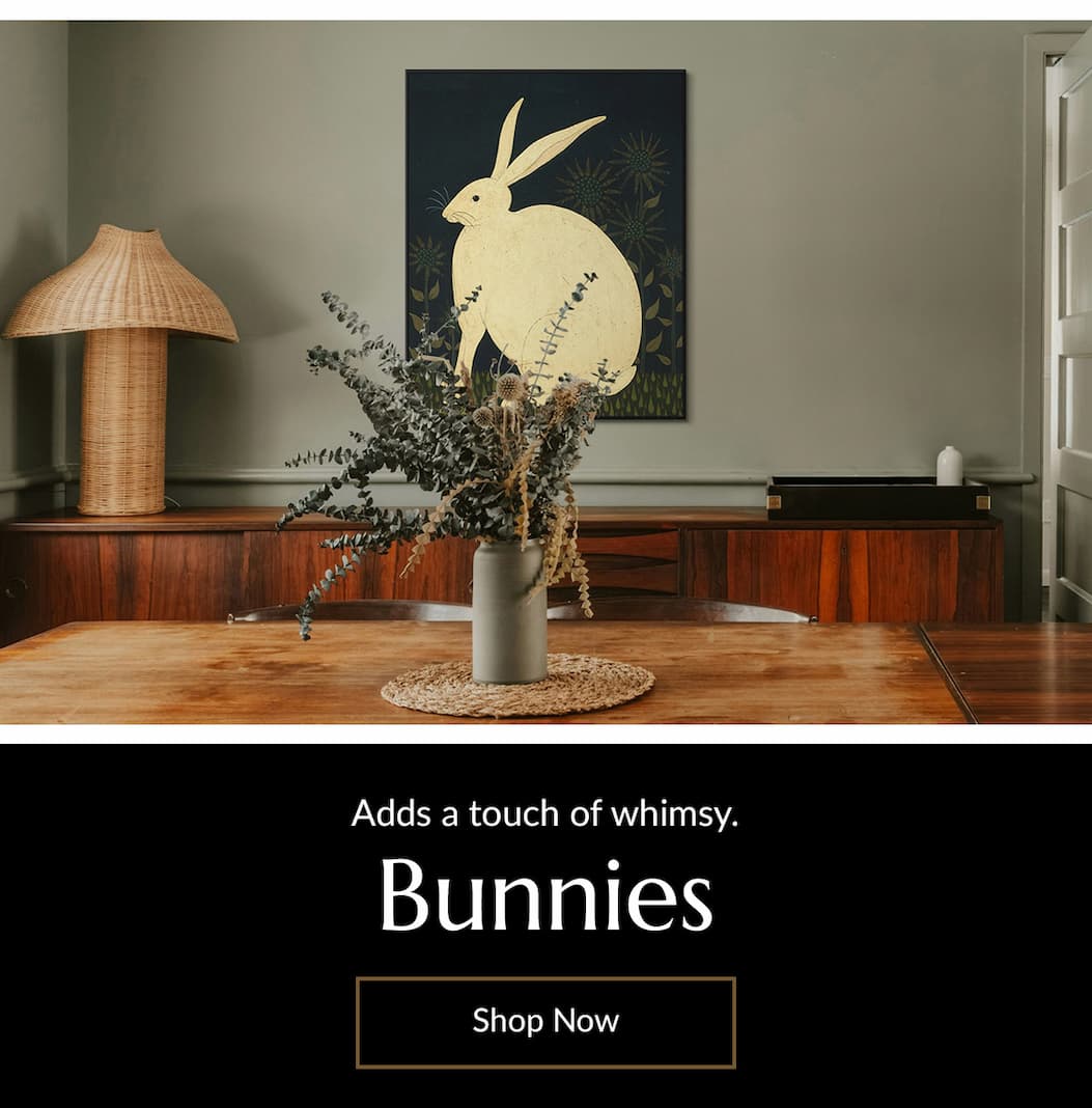 Rabbits are a symbol of spring and renewal