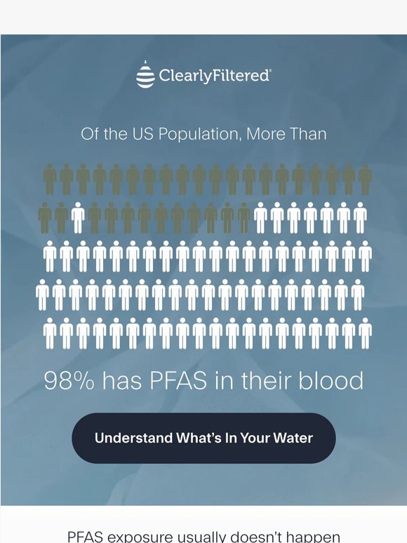 More Than 98% of Americans Have Detectable PFAS in Their Blood