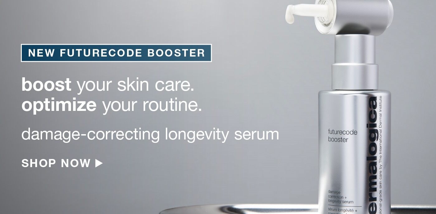 new futurecode booster | boost your skin care. optimize your routine. damage-correcting longevity serum | SHOP NOW
