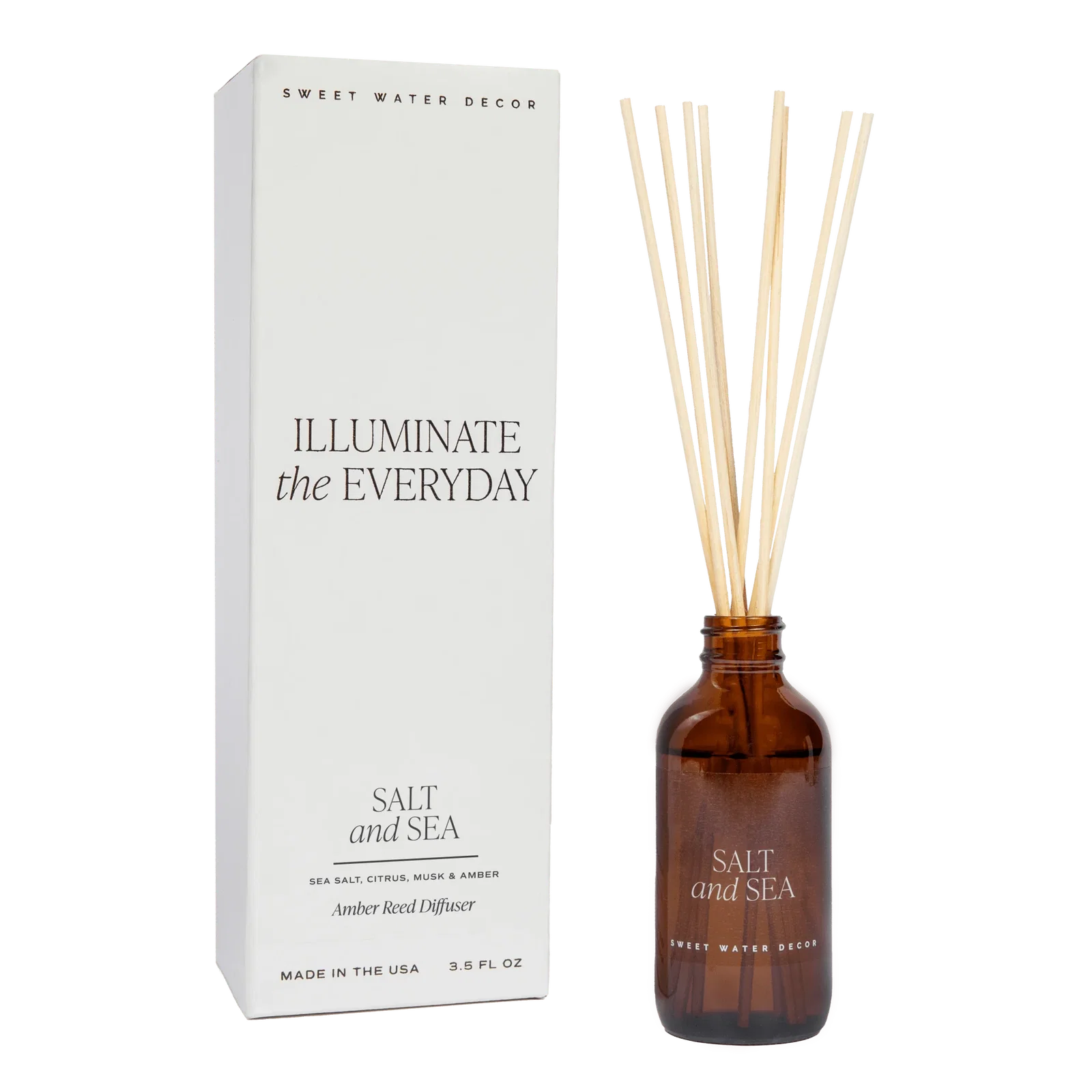 Image of Salt and Sea Amber Reed Diffuser