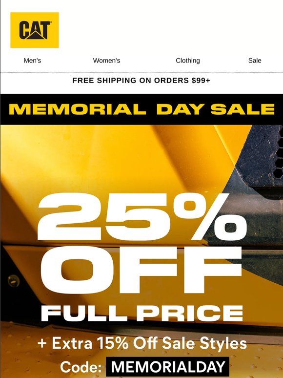 Hurry! Memorial Day Sale ends tomorrow.