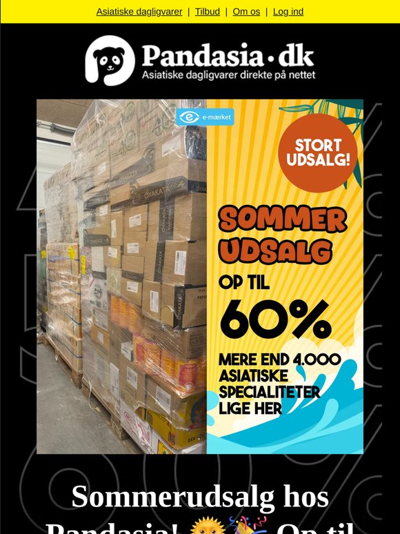 SOMMEROPRYDNING OP TIL 60%!🎉