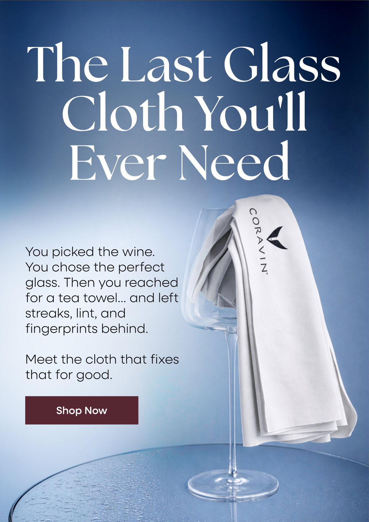 The last glass cloth you'll ever need