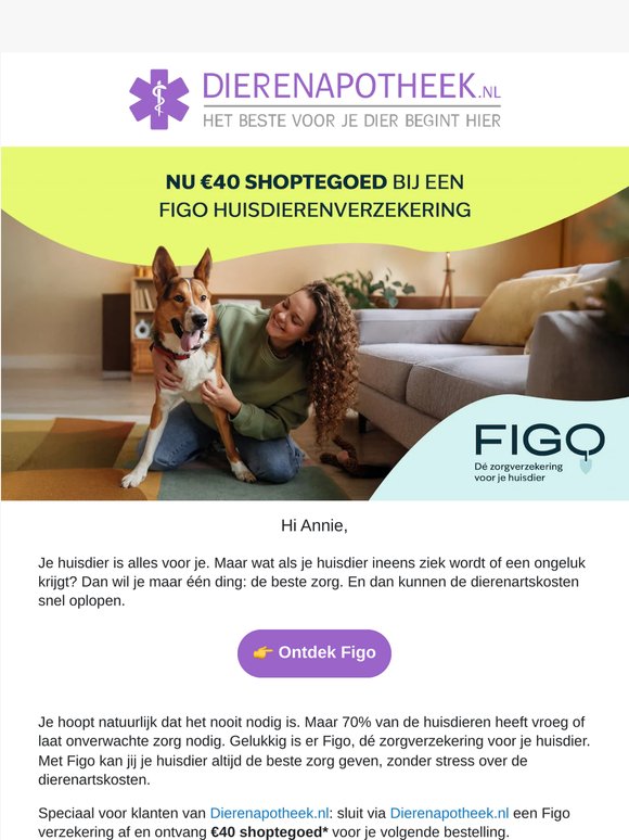 Verzeker je huisdier met korting bij Figo Pet 🐾