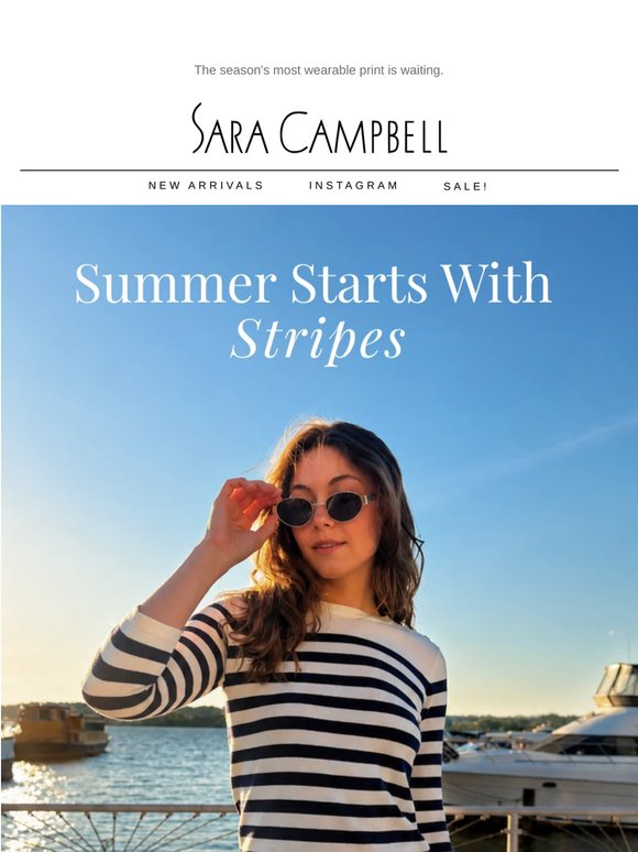 Summer Starts With Stripes