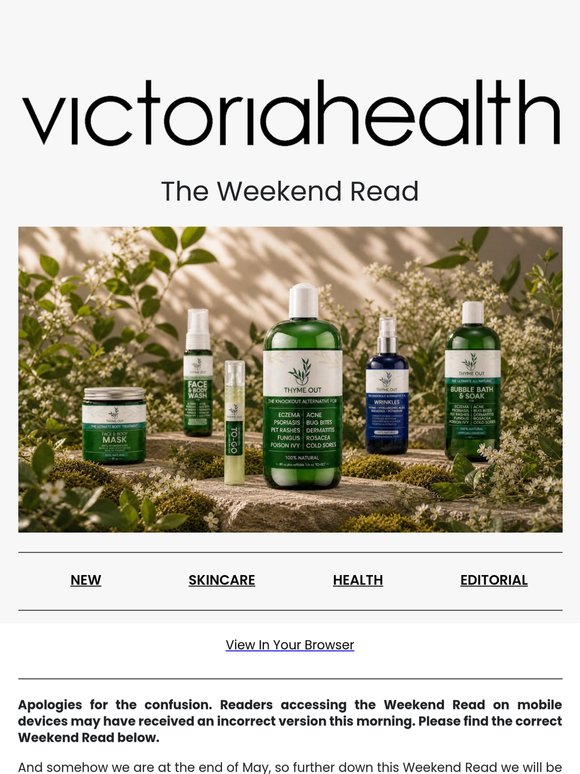CORRECTION - The Weekend Read With Gill 30 May 2026
