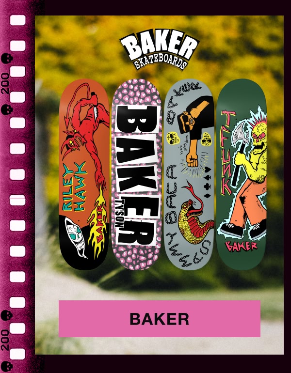Shop Baker Skateboards for skate decks and completes