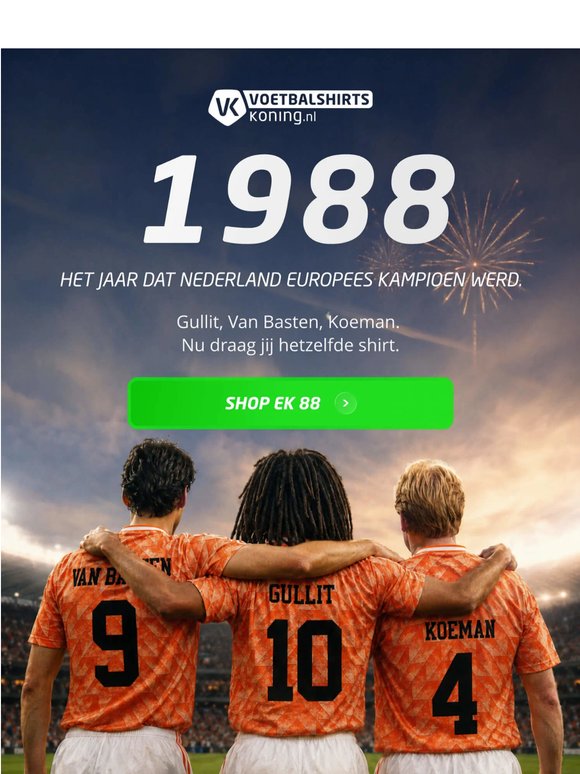 Loop jij er dit WK ook bij als in 1988? 🧡