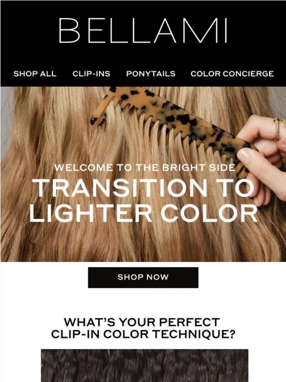 Ease into lighter hair, beautifully
