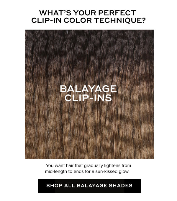 Balayage clip Ins