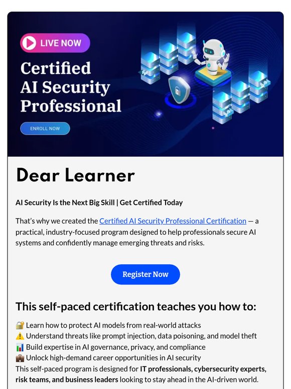 👨‍💻 Your Tech Friend Will Thank You for This AI Security Program