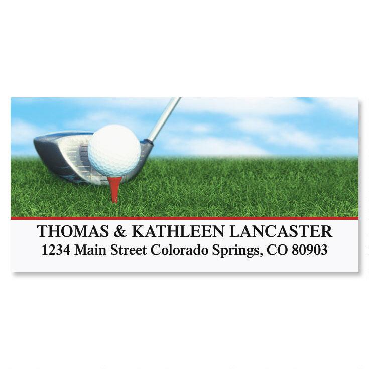 Image of Golf Club Deluxe Return Address Labels