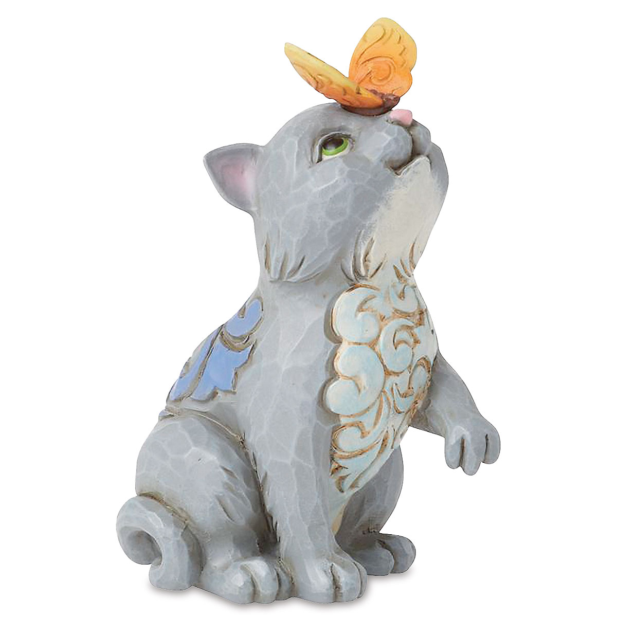 Image of Cat With Butterfly Figurine by Jim Shore®